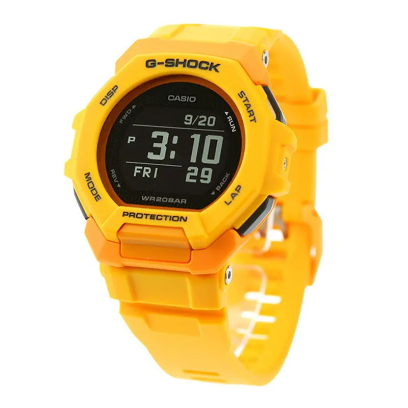 Casio G-Shock G-Squad Yellow Digital Dial Men's Watch- GBD-300-9